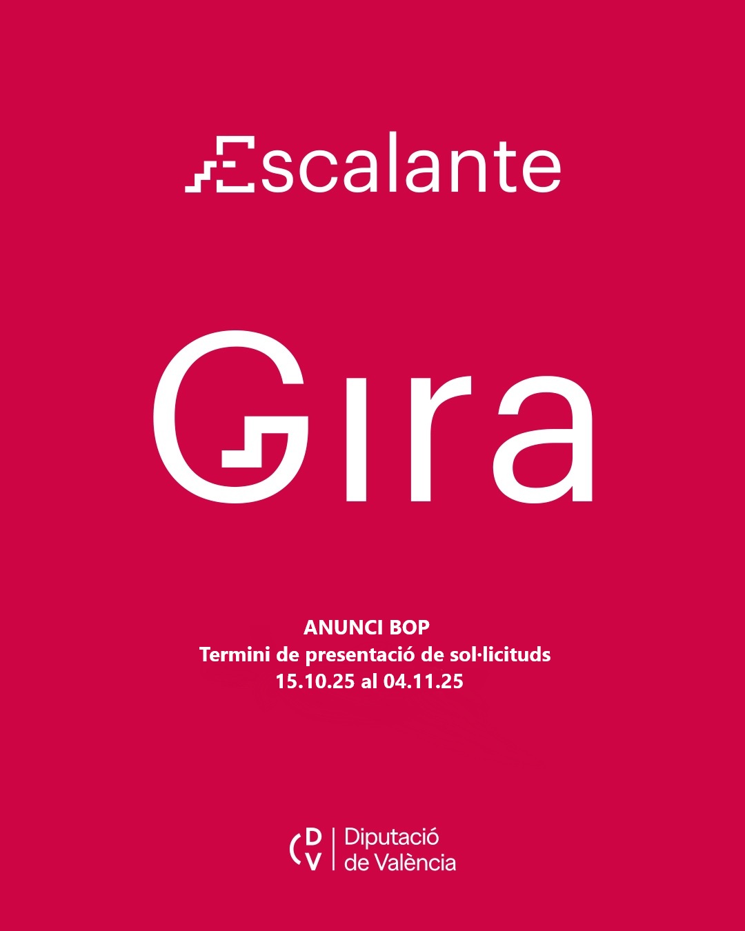 ESCALANTE EN GIRA 2026